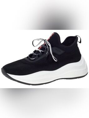 PRADA❗️Size 35,5 Black Mesh red logo chunky Sneakers
RETE + Neoprene
